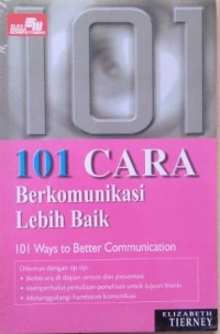 Image of 101 Cara Berkomunikasi Lebih Baik