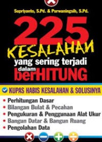 Image of 225 kesalahan yang sering terjadi dalam berhitung
