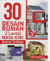Image of 30 Dersain Rumah 2 Lantai Masa Kini Muka  6-10 Meter, 2015