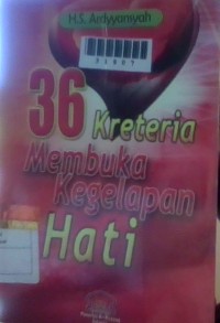 Image of 36 kreteria membuka kegelapan hati