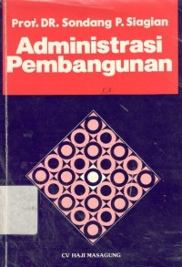 Image of Administrasi Pembangunan