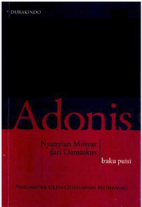 Image of adonis nyanyian dari damaskus