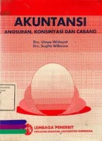Image of Akuntansi : Angsuran, Konsinyasi dan cabang