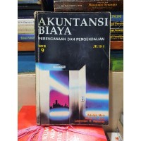 Image of Akuntansi Biaya : Perencanaan dan Pengendalian Jilid I