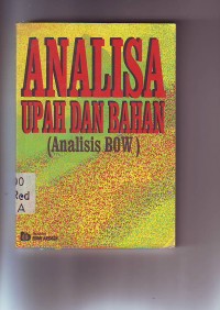Image of Analisa Upah Dan Bahan