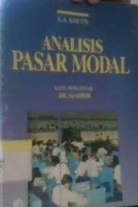 Image of Analisis pasar modal