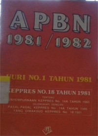 Image of APBN 1981/1982
