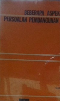 Image of Beberapa aspek dalam persoalan pembangunan daerah