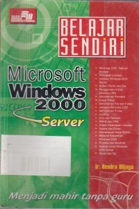 Image of Belajar Sendiri Microsoft Windows 2000 Server