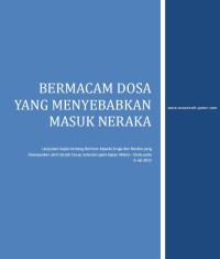 Image of Bermacam Dosa Yang Menyebabkan Masuk Neraka