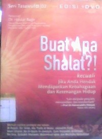 Image of Buat Apa Shalat?!