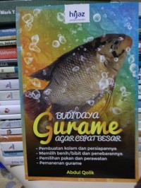 Image of Budidaya gurami agar cepat besar