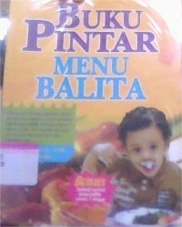 Image of Buku pintar menu balita