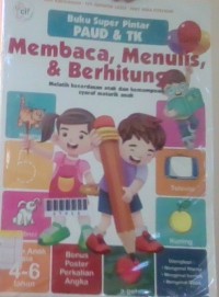 Image of Buku super pintar PAUD & TK: Membaca, menulis, & Berhitung