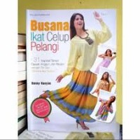 Image of Busana ikat celup pelangi