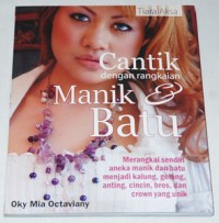 Image of Cantik dengan rangkaian manik & batu
