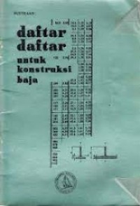 Image of Daftar-daftar untuk konstruksi baja