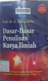 Image of Dasar-Dasar Penulisan Karya Ilmiah