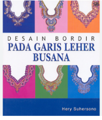 Image of desain bordir pada garis leher busana