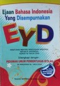 Image of Ejaan Bahasa Indonesia Yang Di Sempurnakan EYD