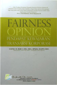 Image of fairness opinion pendapat kewajaran transaksi korporasi