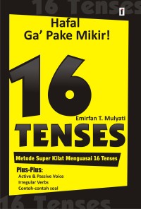 Image of Hafal Gak Pakai Mikir 16 Tenses