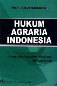 Image of Hukum Agraria Indonesia