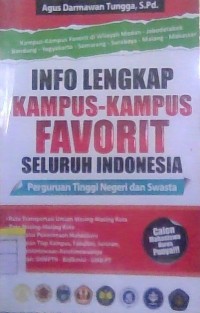 Image of Info Lengkap KampuS-Kampus Favotit seluruh Indonesia