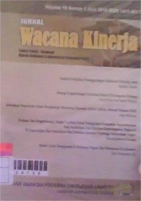 Image of Jurnal Wacana Kinerja