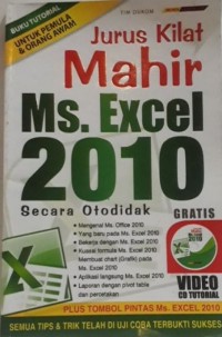 Image of Jurus Kilat Mahir Ms. Excel 2010 Secara Otodidak
