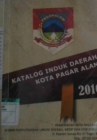 Image of Katalog induk daerah kota pagaralam
