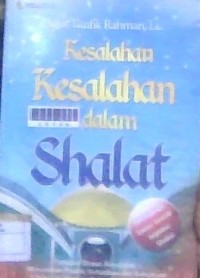 Image of Kesalahan Kesalahan Dalam Shalat
