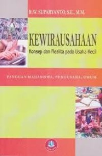 Image of Kewirausahaan Konsep dan Realita pada usaha kecil
