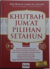 Image of Khutbah jum'at pilihan setahun