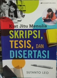 Image of kiat jitu menulis skripsi, tesis dan disertasi