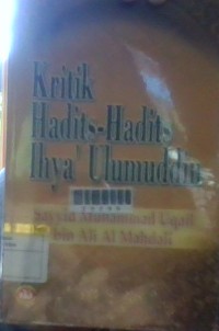 Image of Kritik hadits -Hadits  ihya' ulumuddin
