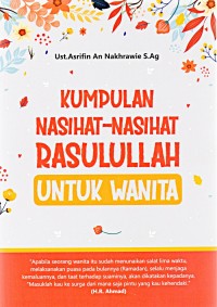 Image of Kumpulan Nasihat-nasihat Rasulullah Untuk Wanita