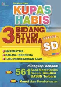 Image of Kupas Habis 3 Bidang Studi utama