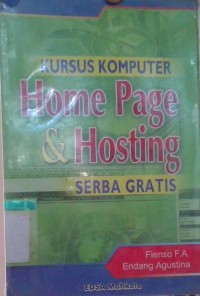 Image of Kursus Komputer Home Page dan Hosting Serba Gratis