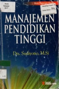 Image of Manajemen Pendidikan Tinggi
