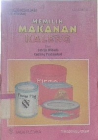 Image of Memilih Makanan Kaleng