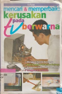 Image of Mencari dan memperbaiki kerusakan pada tv berwarna