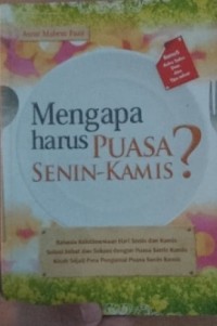 Image of Mengapa harus puasa senin-kamis?