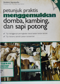Image of Menggemukan domba, kambing, dan sapi potong