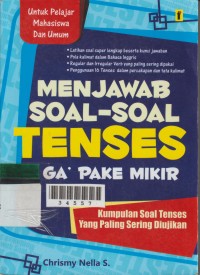 Image of Menjawab Soal-Soal Tenses Ga' Pake Mikir