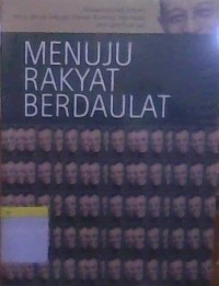 Image of Menuju Rakyat Berdaulat