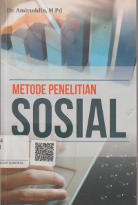 Image of Metode Penelitian Sosial