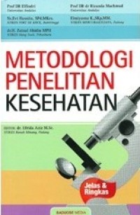 Image of Metodologi Penelitian Kesehatan