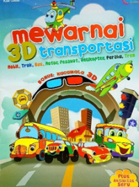 Image of Mewarnai 3D transportasi