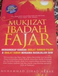 Image of Mjukjizat ibadah fajar